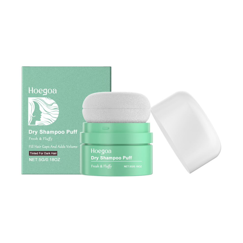 HOEGOA Matte Hair Powder Mild, Refreshing, Oil Control, No-Rinse, Fluffy Hair Care, Dry Shampoo Hairline Powder