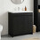 VidaXL vidaXL Badunterschrank Schwarze Eiche 78,5 x 37,5 x 81 cm 1