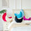 Fuchsia Moon Pillow Velvet Half-Moon Decorative Cushion 2