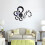 3D Mirror Wall Clock Sticker Black Home Decor 1
