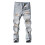 Slim fit ripped jeans for gutter lyseblå 11–12 år 2