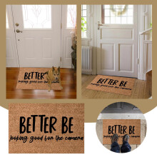 Welcome door mat bathroom decorative floor mat