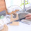 Kitchen towel hook with rope roll rack 1