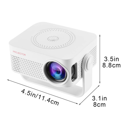 Miniproyector portátil HD 1080P con Bluetooth 2