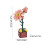 Kit de rompecabezas de flores de madera 3D para decoración del hogar 6