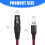 Cable de conversión USB a 3 pines para micrófonos dinámicos y 3