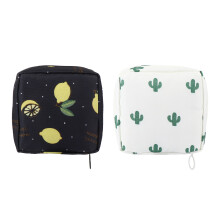 Portable change bags nursing pad pouches 2 pcs