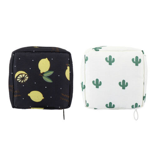 Portable change bags nursing pad pouches 2 pcs