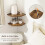 Corner Shelves Brown 2-Pack for Bathroom Kitchen 3