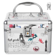 CD-Aufbewahrungsbox mit Eiffelturm-Blumenmuster