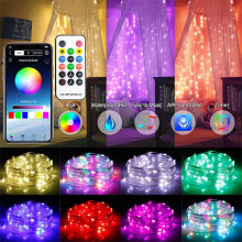 Bande LED intelligente RGB15M avec synchronisation musicale via application