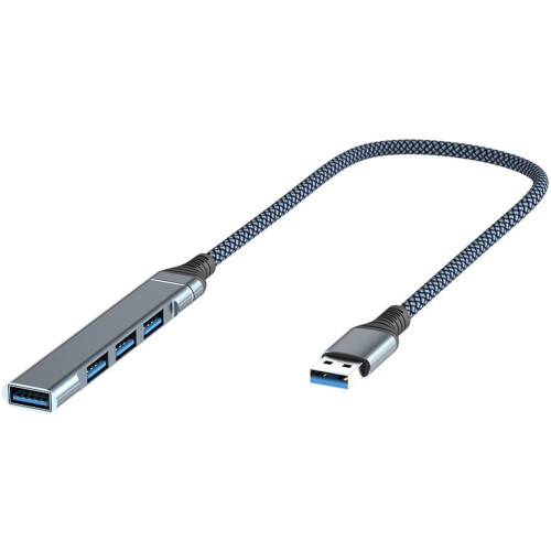 USB 3.0 Hub – 4-Port-Datenübertragungserweiterung für Laptops
