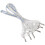 Epee body cord fencing cable clear 3-wire 1