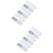 USB-nachtlampje - Draagbare mini-bureaulamp, 12 stuks