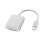 Cable adaptador USB-C a VGA plateado 1