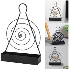 Lampe anti-insectes avec support pour spirale anti-moustiques