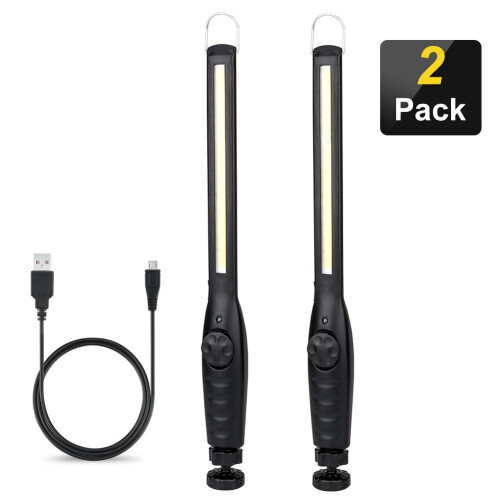 COB LED work light USB rechargeable portable lamp