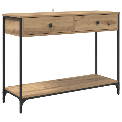 VidaXL vidaXL Console Table Artisan Oak 100 x 34.5 x 75 cm Engineered Wood 1