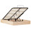 VidaXL vidaXL Ottoman Bed Frame with Storage Natural 120 x 190 cm 3
