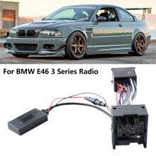 Cuibheoir Raidió Bluetooth AUX BMW E46 Sraith 3 10 biorán