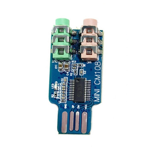CM108USB Geluidskaartmodule Compacte Draagbare Externe Audio