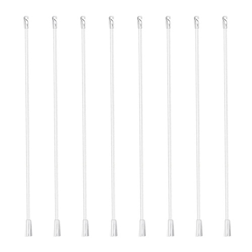 Plastic Vertical Blind Wand Replacement Parts White 8 pcs