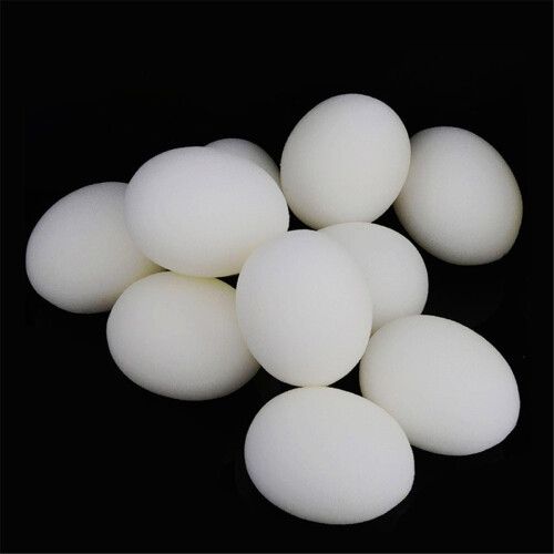 Novelty Magic Trick Soft Sponge Eggs Artificial Disappear-White