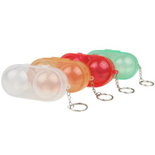 Plastic opbergdoos voor 2 pingpongballen, tafeltennisbalopslag