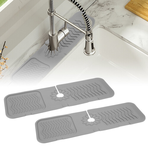 Tapis de robinet de cuisine antidérapant (2 pièces) 1