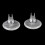 Coussinets de Gel à rabat en Silicone souple, 1 paire, 1