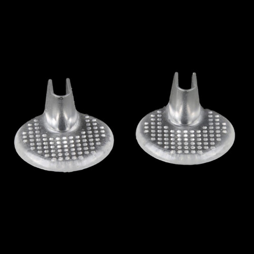 Coussinets de Gel à rabat en Silicone souple, 1 paire,