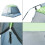 Gartenpavillon 305 x 305 x 213 cm grau / hellgrün 03_0011128 6