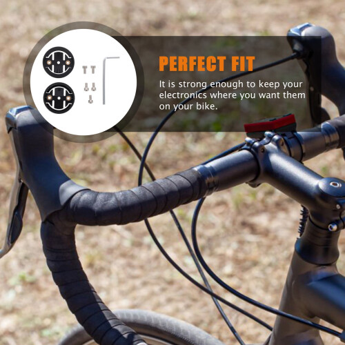 Base d'adaptateur de vélo en plastique et fer, accessoire 2 pièces 1