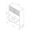 Commodes - HELLOSHOP26 - 80 x 28 x 103 cm - Effet noyer - 4 compartiments modulables - Push-to-Open 2