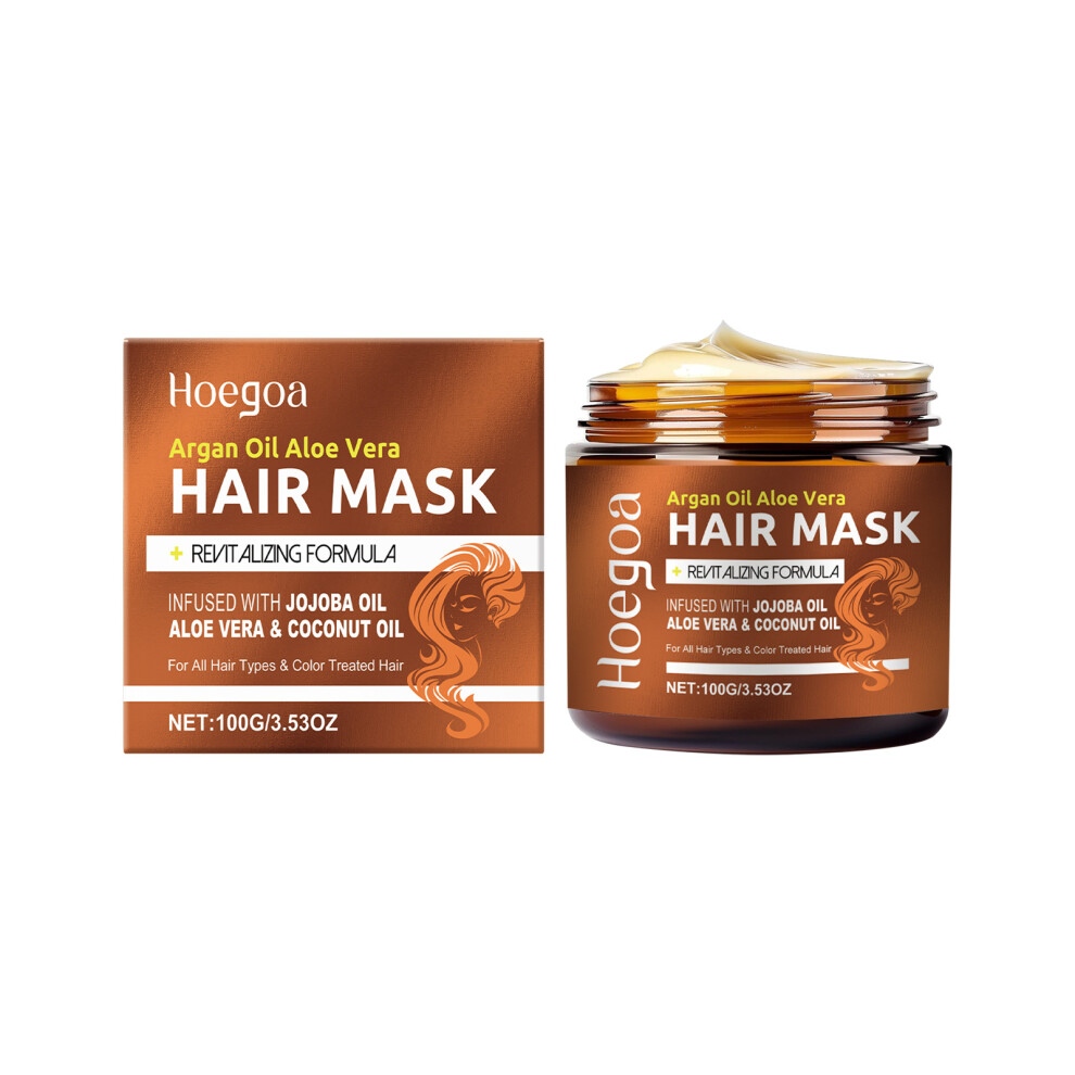 HOEGOA Moisturizing Hair Mask Improves dry and frizzy hair Nourishes hair with natural luster and smoothness Hair Mask