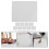 Eease sublimatie muismatten, blanco, 10 stuks 6