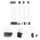 PSU Cables GPU PCIe Extension Cable Set 4