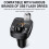 Donemore Car USB Transmitter with Bluetooth and QC3.1 6