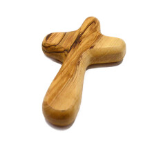 Bois à main accroché pour croix, prière Fine, confort, maintien
