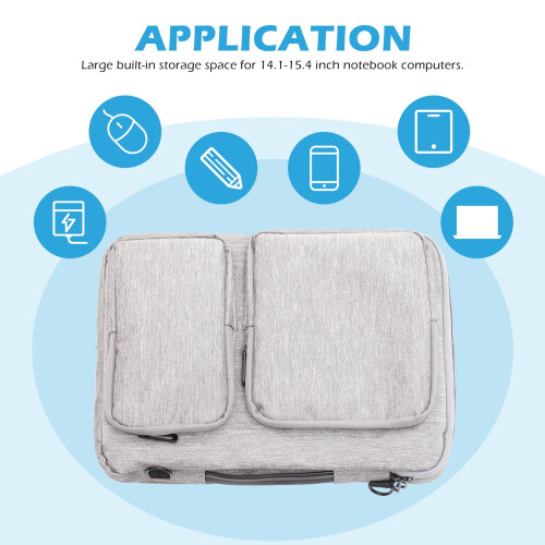 Laptoptas van nylon met schouderband, 15,6 inch 2