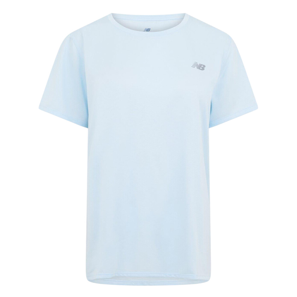 New Balance (14 Uk, Blue) Womens/Ladies Crew Neck Regular Athletic Top