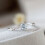Women's 925 Sterling Silver Sapphire Cube Ring 5