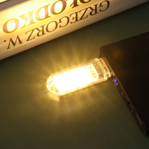 USB-nachtlampje - Draagbare mini-bureaulamp, 12 stuks 1