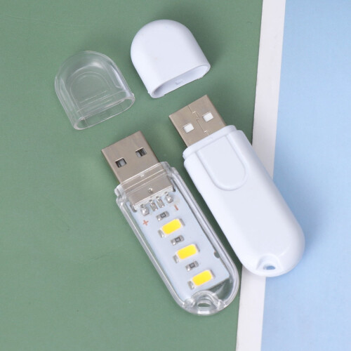USB-nachtlampje - Draagbare mini-bureaulamp, 12 stuks 2