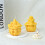 Pumpkin candle silicone mould for Halloween decorations 5