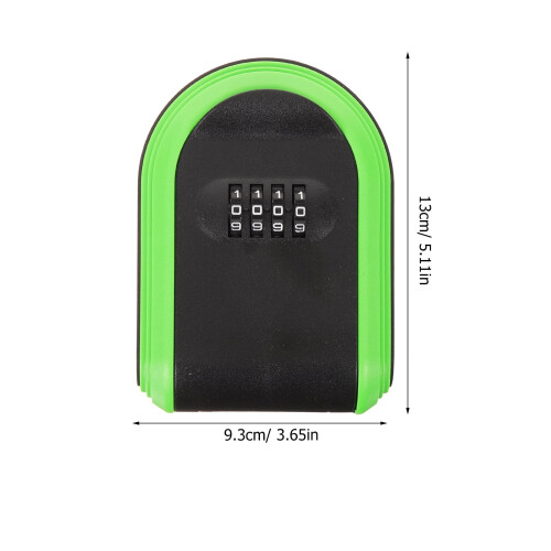 Key Lock Box 4-Digit Combination Indoor Outdoor 1
