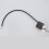 Black Metal Wire Lock Cable 2-Pack for Scooter Cabinet 4