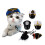 Couvre-chef pour chat, chapeau de Pirate, couvre-chef-capitaine 5