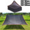 Black UV Sun Shade Cloth Roll 90% Block 5