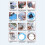 3D Mirror Wall Clock Sticker Black Home Decor 8